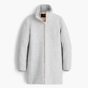 NWT J.Crew Wool Lodge Coat, Heather Grey, Petite 2